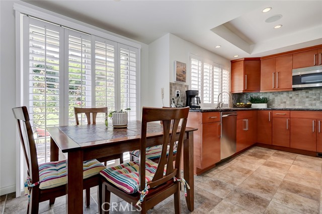 Sunny breakfast nook