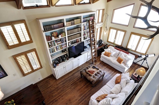 View of Living Room From Upper Bedroom Landing