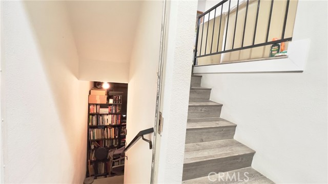 Entry stairs and garage stairs