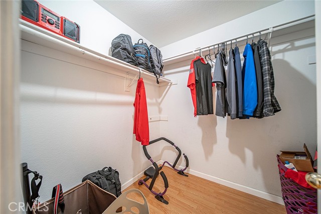 One of the closets in main bedroom