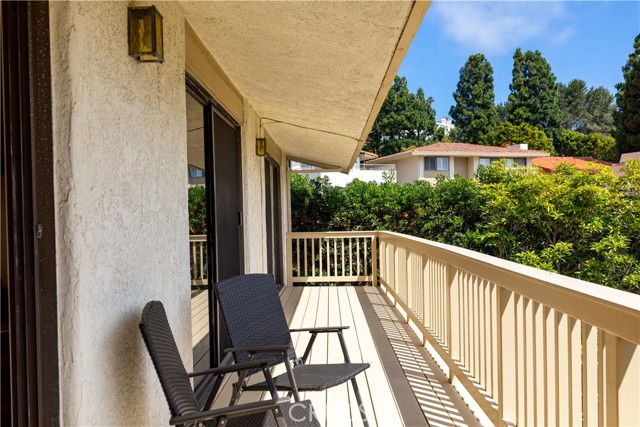 Upstairs balcony