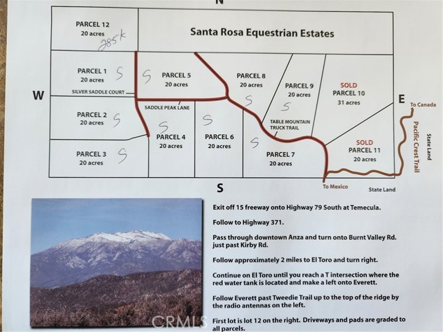 40730 Table Mountain Truck Trail, Anza, CA, 92539 40730 Table Mountain Truck Trail, Anza, CA, 92539