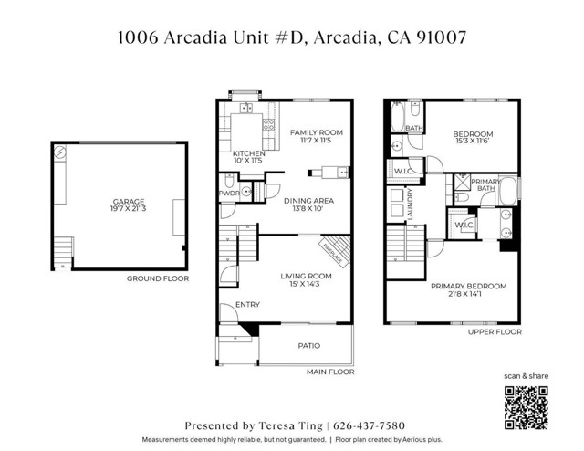 Detail Gallery Image 36 of 36 For 1006 Arcadia #D,  Arcadia,  CA 91007 - 2 Beds | 3 Baths