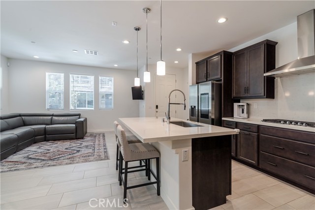 Open plan kitchen