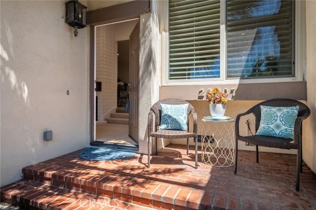 Front patio sitting area