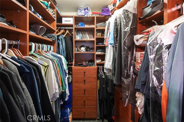 Large walk in closet.