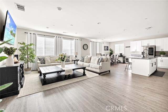 front entrance view. open concept