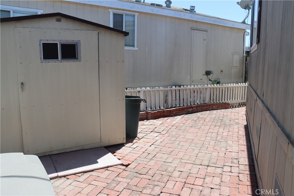 Back yard area