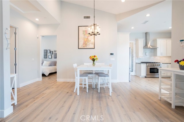 Dinning area off kitchen