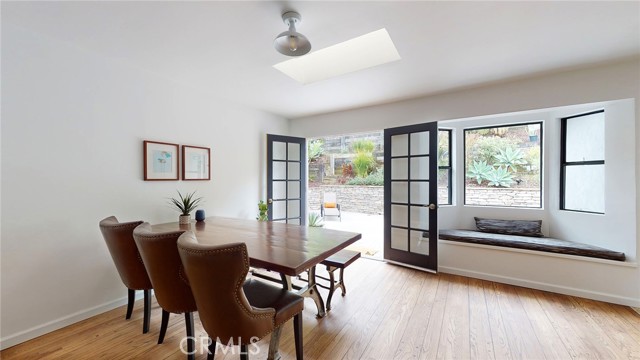 French Doors, Bay Window & Skylight