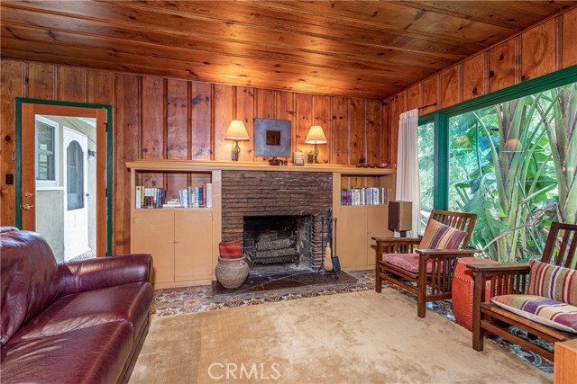 The family room is a warm and inviting retreat.