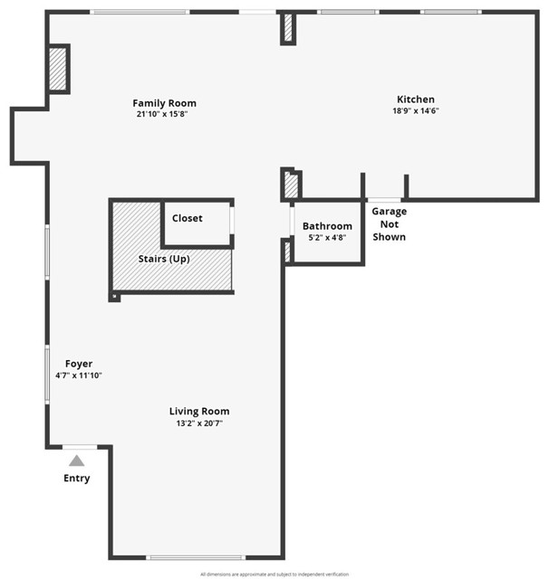 Downstairs Floor plan