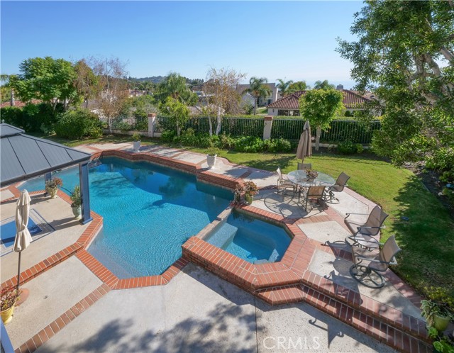 Backyard view from above