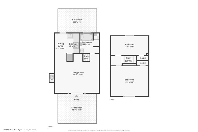 Detail Gallery Image 29 of 29 For 42683 Falcon Ave, Big Bear Lake,  CA 92315 - 2 Beds | 1 Baths