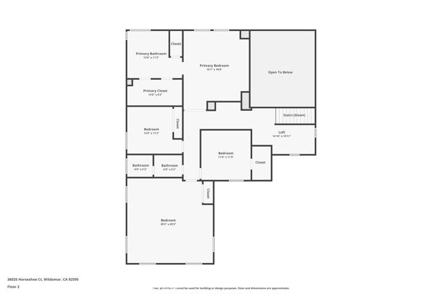 2nd Story Floor plan