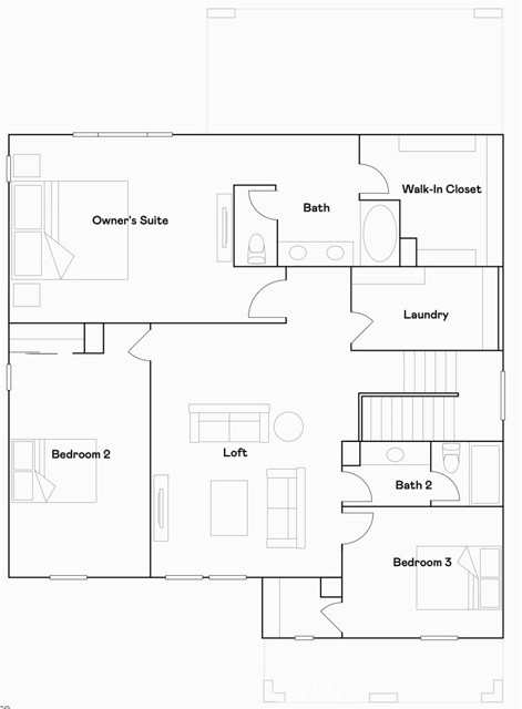 Residence 4 floorplan - level 2