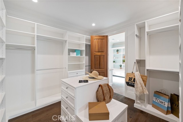 Enviable Walk-in Master Closet