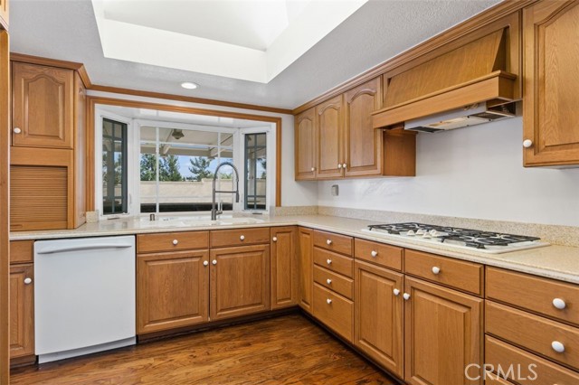 Kitchen with views