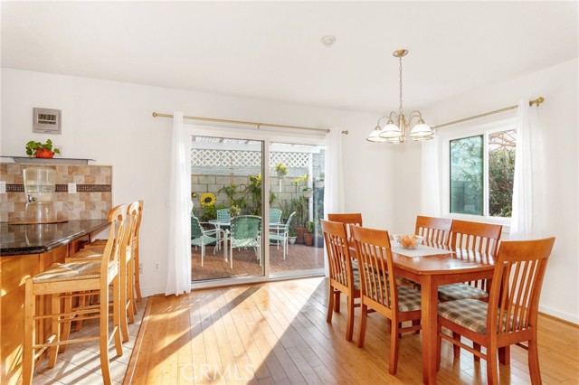 Kitchen - Dining area opens to back yard