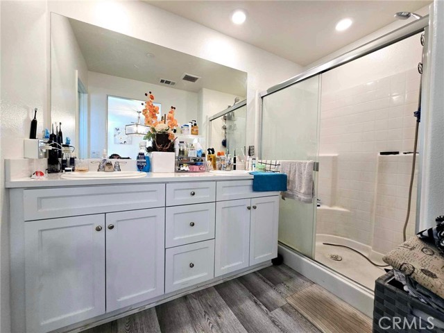 Bathroom in the master bedroom