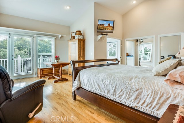 Master has a wrap around balcony. Perfect for viewing the sunset!