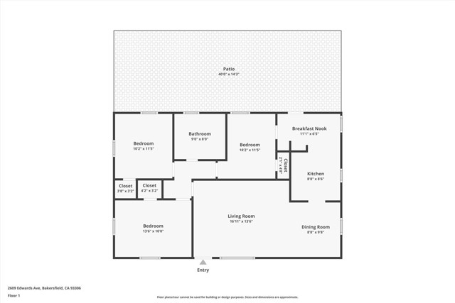 Detail Gallery Image 26 of 33 For 2609 Edwards, Bakersfield,  CA 93306 - 3 Beds | 1 Baths