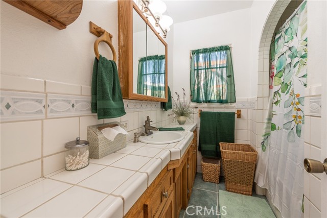 Bathroom in front house