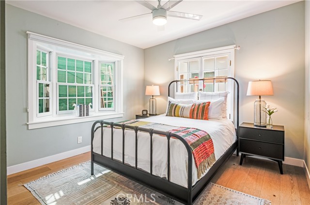 One of the upstairs bedrooms