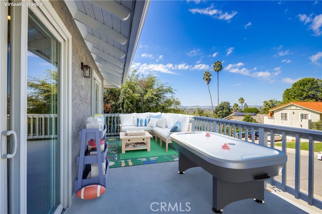 Balcony #1 off Bedroom #'s 2&3 Virtually Staged.