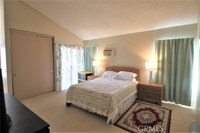 Master Bedroom- vaulted ceilings, 2 large wardrobe closets