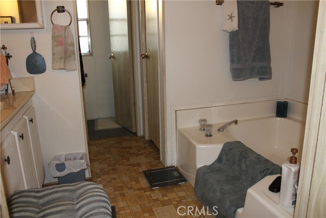 Master tub, shower and water closet beyond