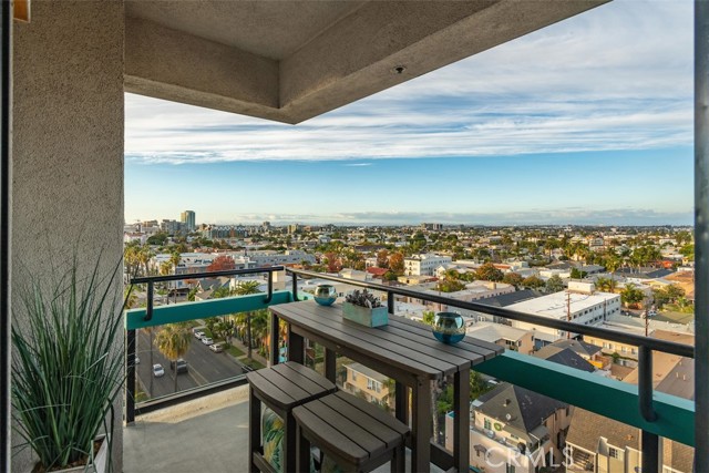 Balcony with panorama of views