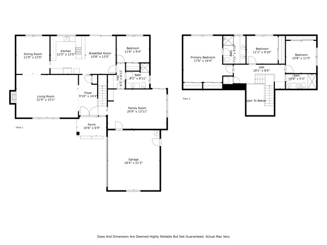 Floor Plan with Room Dimensions