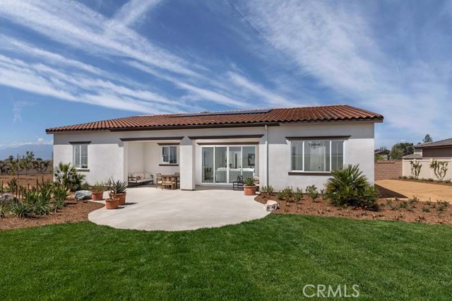 Beautifully landscaped backyard