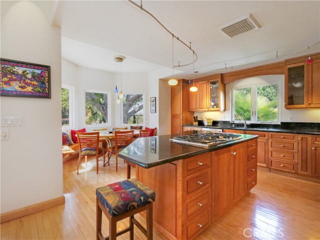 Kitchen and Breakfast Nook off Living Room