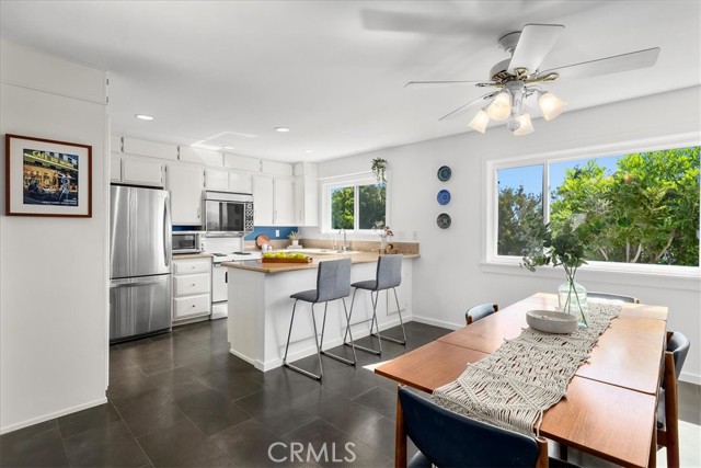 Spacious open plan kitchen and dining room