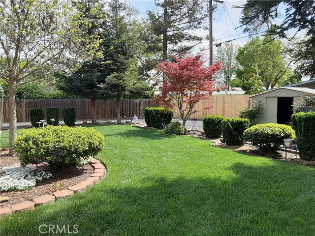 You can see the far side of the yard is where you could literally drive around in.