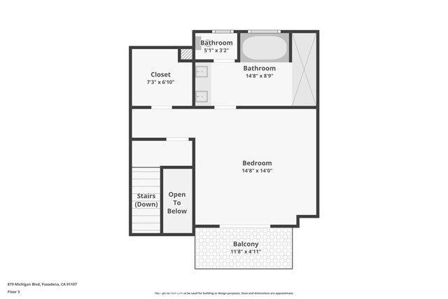 Detail Gallery Image 50 of 51 For 879 Michigan Bld #K,  Pasadena,  CA 91107 - 3 Beds | 2/1 Baths