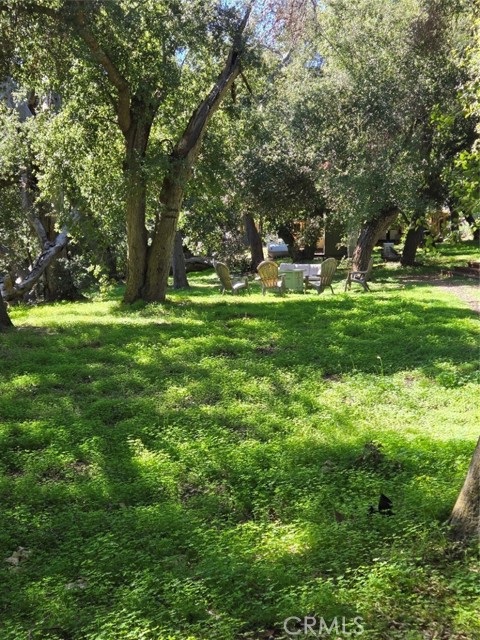 One of many outside meeting areas in your own forest.