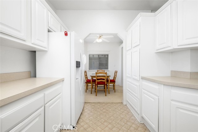 Off kitchen dining area.