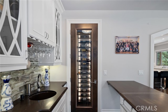 bar and wine cellar