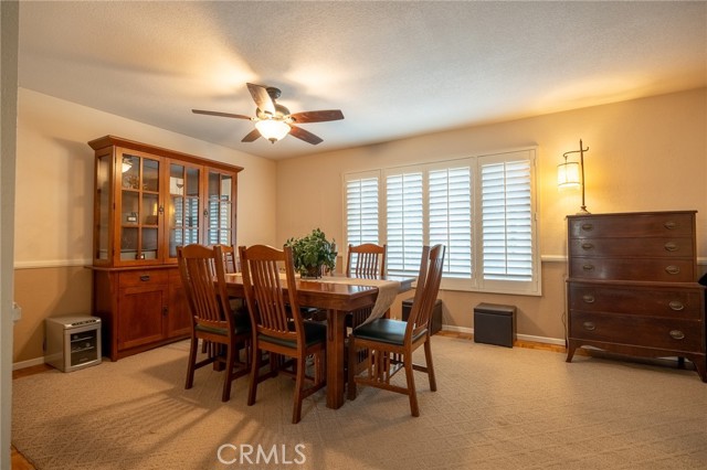 Large formal dining room off entry and kitchen.