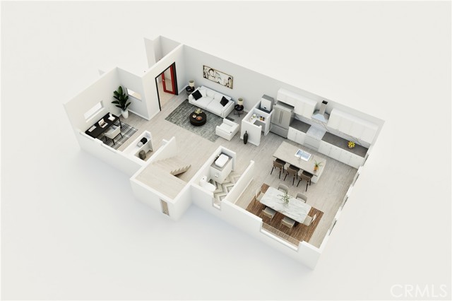 4 bedroom rendering of 719 W Duarte #A