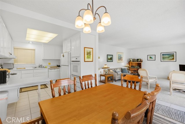 Dining room off living room