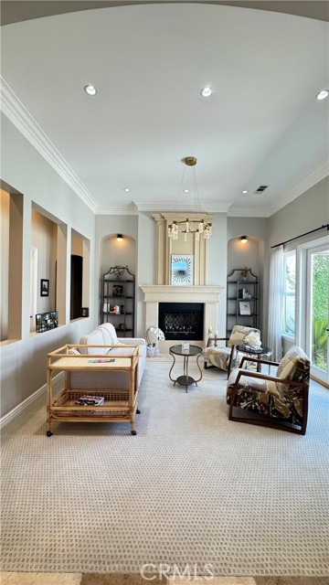 Family Room fireplace