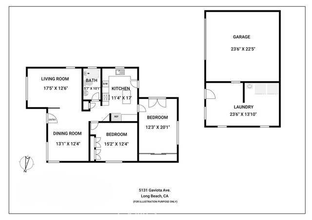 Detail Gallery Image 31 of 31 For 5131 Gaviota, Long Beach,  CA 90807 - 2 Beds | 1 Baths