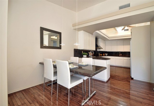 Matching Granite Table in the Casual Dining Area