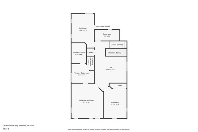 Detail Gallery Image 26 of 28 For 2614 Bellevue, Palmdale,  CA 93550 - 3 Beds | 3 Baths