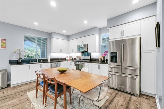 Kitchen and dining area.