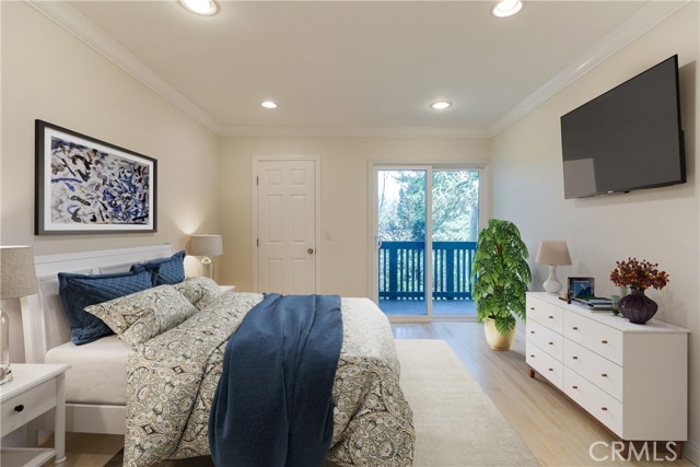 Virtually Staged - Master Bedroom